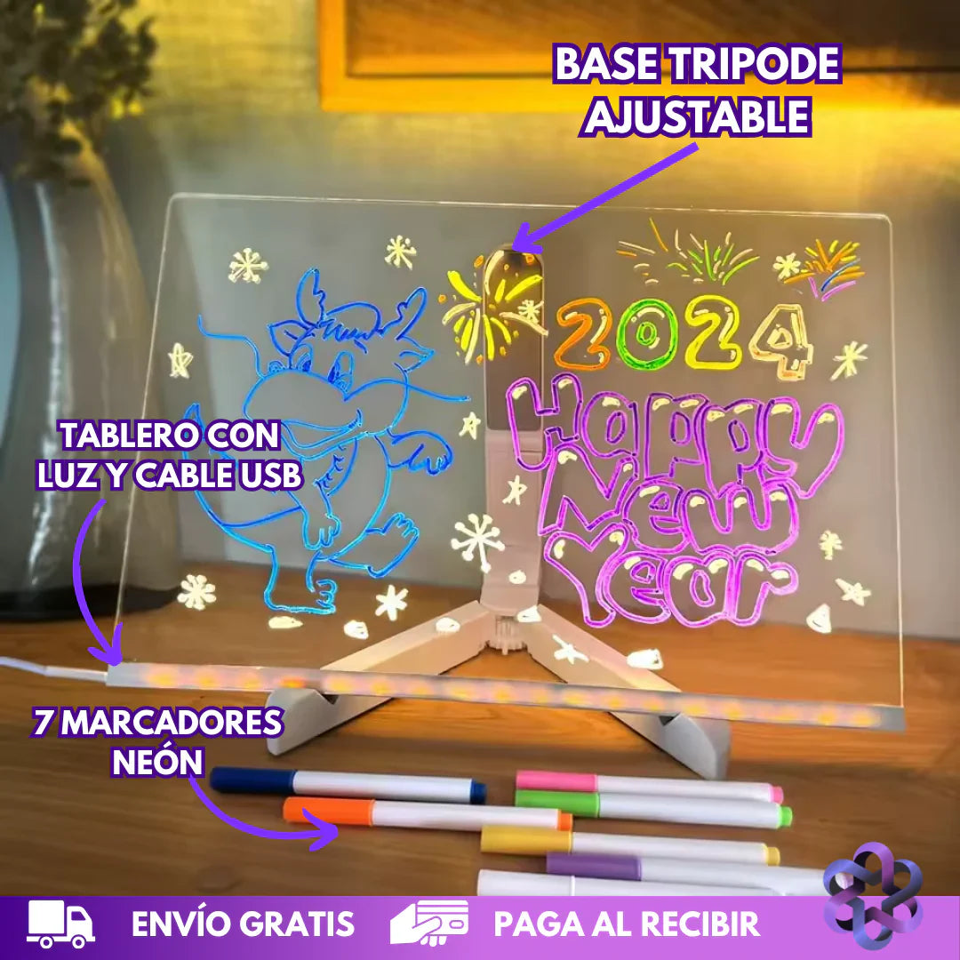 Neontab | Tablero neón